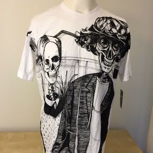 IN4 Matix Skeleton Farmers T Shirt Men's Large